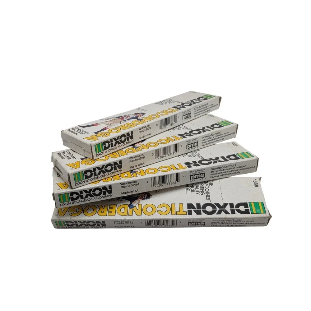 Vintage Dixon Ticonderoga Pencils 1388 Medium Lot Of 47 New
